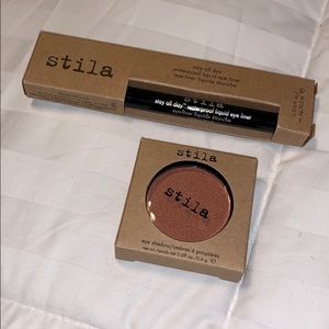 Stila Black Liquid Eye Liner & Jezebel Eye Shadow